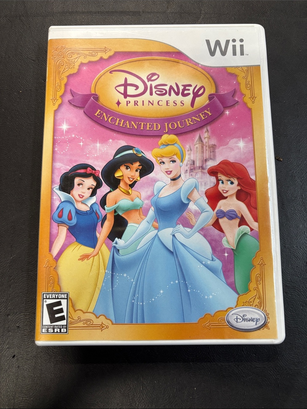 Disney Princess Enchanted Journey - Pink, Gold & Blue Cover (Wii)